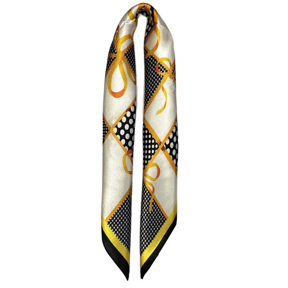 NWT Genuine 100% Mulberry Silk Satin Scarf 20"x20" Small Square Shawl 5449 - Picture 7 of 8